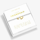 Boxed A Little 'Friendship' Bracelet in Silver and Gold Plating