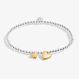 Boxed A Little 'Friendship' Bracelet in Silver and Gold Plating