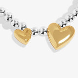 Boxed A Little 'Friendship' Bracelet in Silver and Gold Plating
