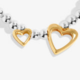 Boxed A Little 'Amazing Auntie' Bracelet in Silver and Gold Plating
