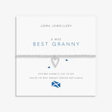 A Wee 'Best Granny' Bracelet in Silver Plating