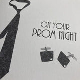 On Your Prom Night - Black Tie & Cufflinks