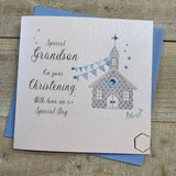Special Grandson - Blue Christening Church