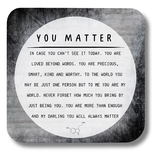 Coaster: Men’s Mental Health Range - You Matter