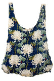 Eco Sustainable Floral Tote Bag Chrysanthemum