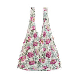 Eco Sustainable Floral Tote Bag Poppalicious