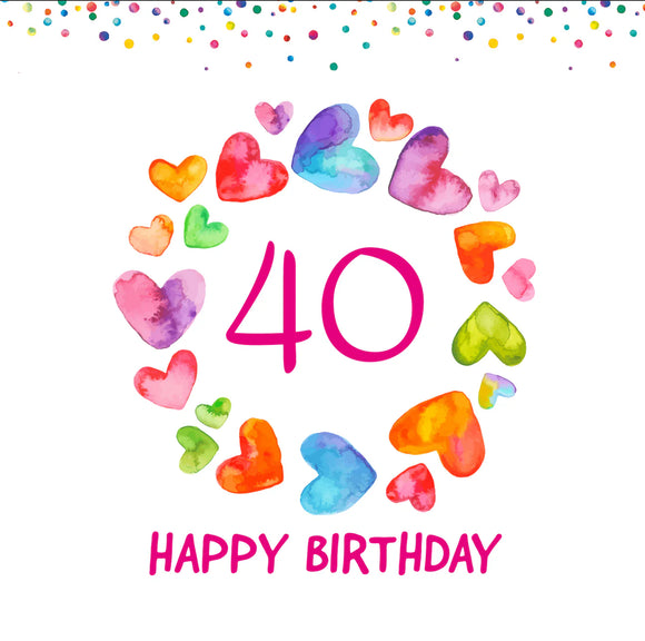40 Happy Birthday