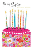 Sister Cake and Candles