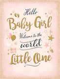 Hello Baby Girl, Peach