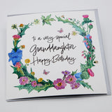 To A Very Special Granddaughter...Happy Birthday