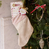 Kids' Stocking A Little 'Happy Christmas' Bracelet And Hair Clips Gift Set In Silver Plating