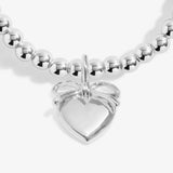 Kids' Love From Santa 'Merry Christmas Daughter' Bracelet In Silver Plating