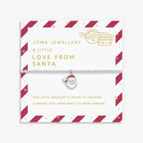 Kids' Love From Santa 'Love From Santa' Bracelet In Silver Plating