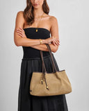 Nova Raffia Small Shoulder Tote