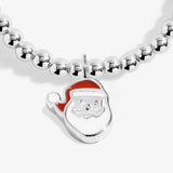 Kids' Love From Santa 'Love From Santa' Bracelet In Silver Plating