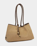 Nova Raffia Small Shoulder Tote