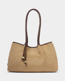 Nova Raffia Small Shoulder Tote