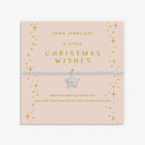 Christmas A Little 'Christmas Wishes' Bracelet In Silver Plating