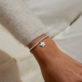 Christmas A Little 'Christmas Wishes' Bracelet In Silver Plating