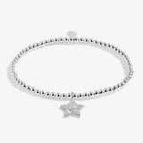 Christmas A Little 'Christmas Wishes' Bracelet In Silver Plating
