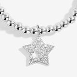 Christmas A Little 'Christmas Wishes' Bracelet In Silver Plating