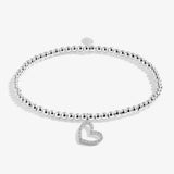 Christmas A Little 'Merry Christmas Super Sister' Bracelet In Silver Plating