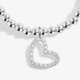 Christmas A Little 'Merry Christmas Super Sister' Bracelet In Silver Plating
