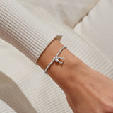 Christmas A Little 'Christmas Cheers' Bracelet In Silver Plating