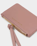 Hallie Coin & Card Holder, Pink Heather