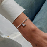 Christmas A Little 'Merry Christmas Wonderful Grandma' Bracelet In Silver Plating