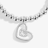 Christmas A Little 'Merry Christmas Wonderful Grandma' Bracelet In Silver Plating