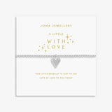 Christmas A Little 'With Love' Bracelet In Silver Plating