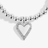 Christmas A Little 'With Love' Bracelet In Silver Plating
