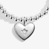 Christmas A Little 'Peace, Love And Joy' Bracelet In Silver Plating