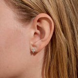 Christmas Wishes' Earring Bauble In Silver Plating