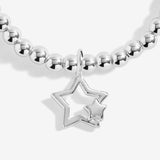 Kids' Christmas Cracker,  Christmas Wishes,  Silver Plated,  Bracelet