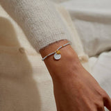 So Loved 'Sister' Bracelet In Silver And Gold Plating