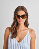 Mykonos Oversized Cat-Eye Sunglasses