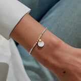 So Loved 'Daughter' Bracelet In Silver And Gold Plating