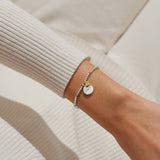 So Loved 'Friend' Bracelet In Silver And Gold Plating