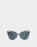 Mykonos Oversized Cat-Eye Sunglasses, Blue