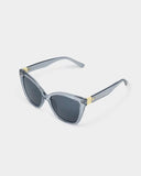 Mykonos Oversized Cat-Eye Sunglasses, Blue
