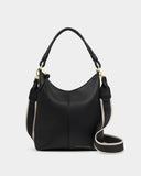 Hallie Satchel Bag, Black