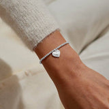 A Little 'Sending Love' Bracelet In Silver Plating