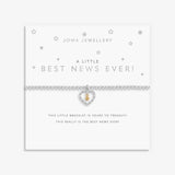 A Little 'Best News Ever!' Bracelet In Silver And Gold Plating