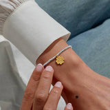 A Little 'Lucky Charm' Bracelet In Silver And Gold Plating