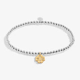 A Little 'Lucky Charm' Bracelet In Silver And Gold Plating