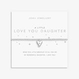 A Little 'Love You Daughter' Bracelet In Silver Plating
