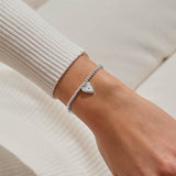 A Little 'Love You Daughter' Bracelet In Silver Plating
