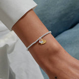 A Little 'Three Generations' Bracelet In Silver, Gold, And Rose Gold Plating